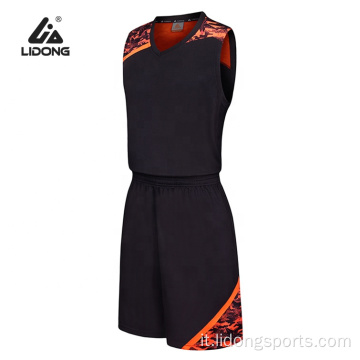 Abiti da basket personalizzati Sublimation Basketball Uniform